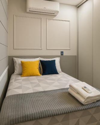 Apartamento de Luxo com Suíte, Academia, Piscina e Mercado
