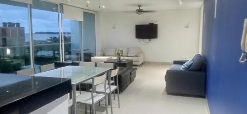 Apartamento luxury playa azul cartagena frente al mar