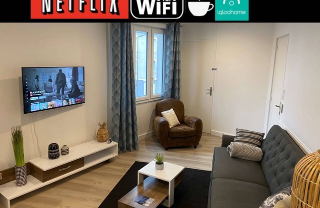 Apartment Cholet les Halles garden side