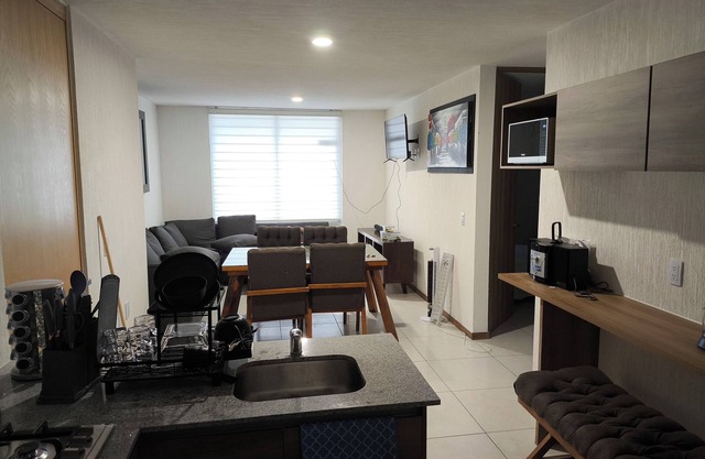 Apartment in condominium with pool