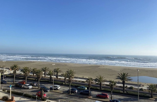 Apartment with sea-facing terrace, secure parking, 2 rooms in Canet-Plage