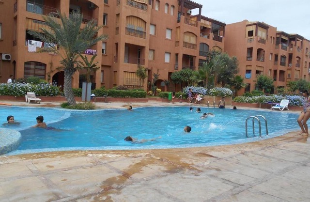 Appartement Ricoflores Mohamedia 2ème étage vue piscine