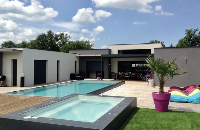 Architect-designed villa 250m2/swimming pool/Médoc - Bordeaux