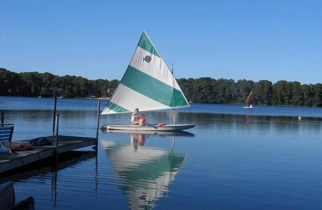 Avoid crowds with private lakefront beach perfect for large groups!