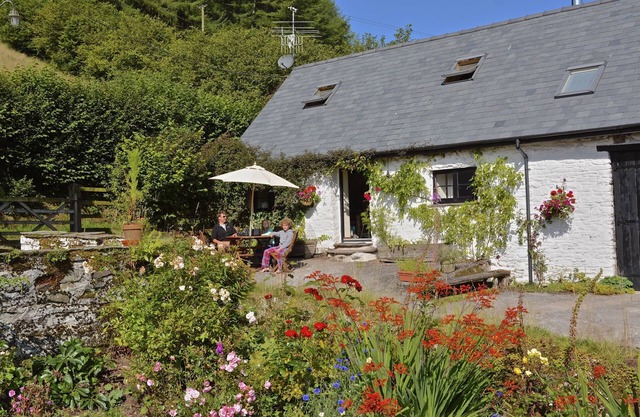 Barn Cottage on a Welsh hill farm in the Brecon Beacons