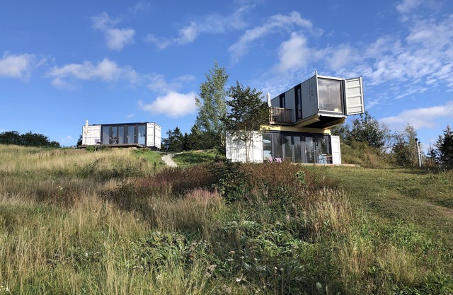 BBERGHEIM Container Lofts, tiny house "Flow" holidays in a sea container!