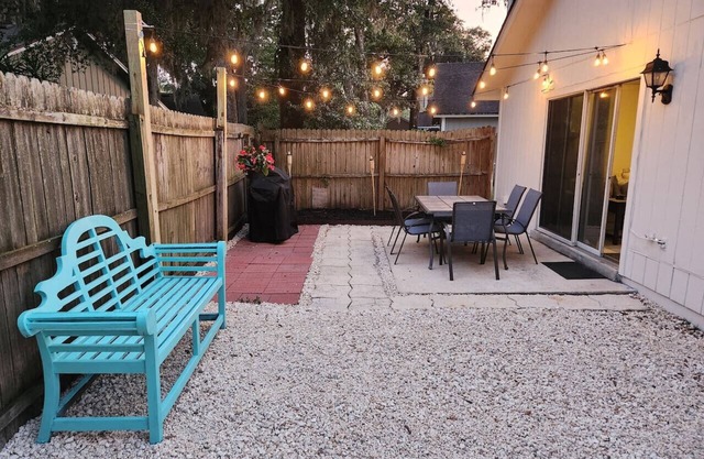 Beach Retreat with Backyard Flair! w/Yard Games