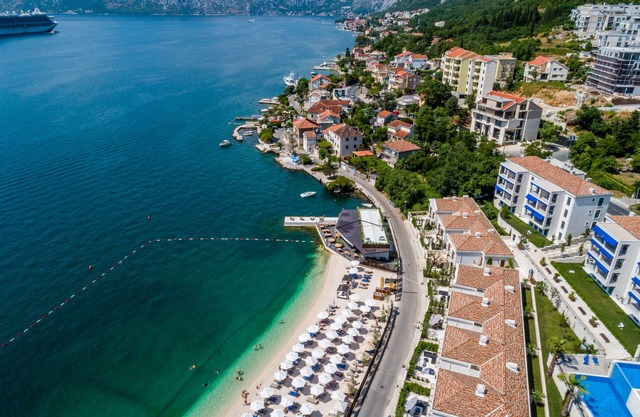 Beach Side Villa Donkovic with Boka Bay View