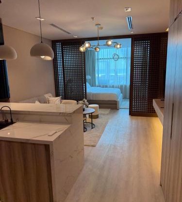 Beachfront studio holiday home