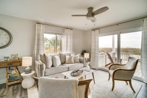 Beachfront Saint Helena Island Condo with Amenities!