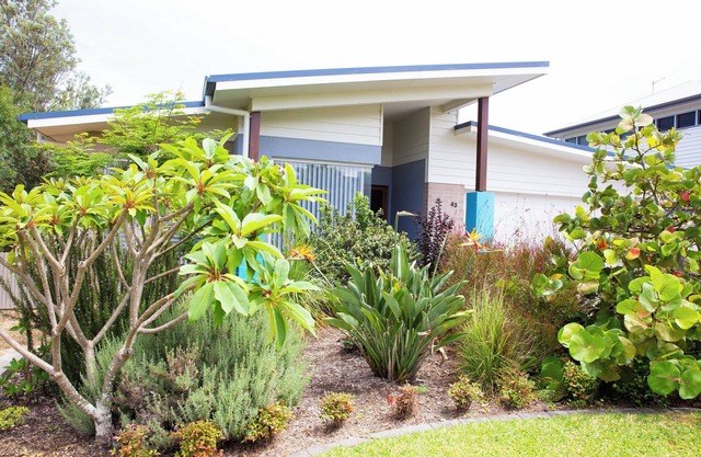 Beautiful coastal holiday home only moments from the sand, great surf and cafes.