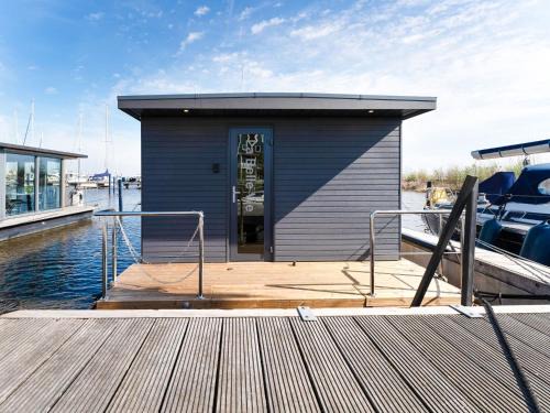 Beautiful houseboat in Marina of Volendam