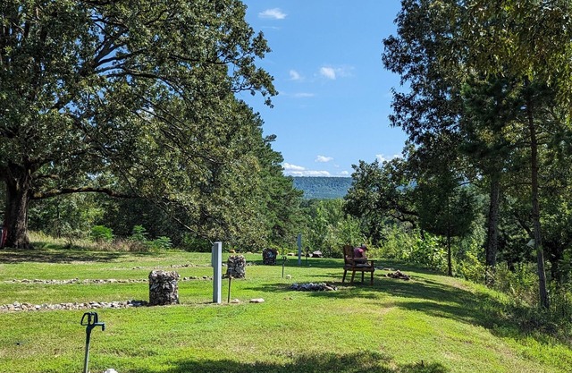 Beautiful RV camping in the heart of the Ouachita National Forest.