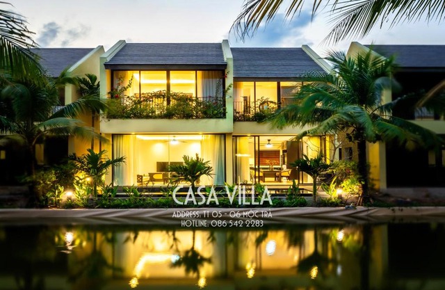 Biệt thự Casamia Calm Hội An 200m2 sang trọng view sông, có bể bơi riêng