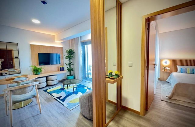Blue Leça T1 (1st floor/Rear)
