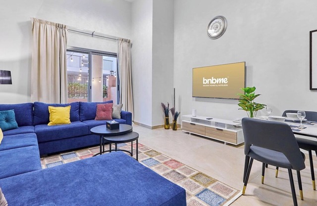 bnbme | Stylish JVC Apartment | Pool & Private Patio