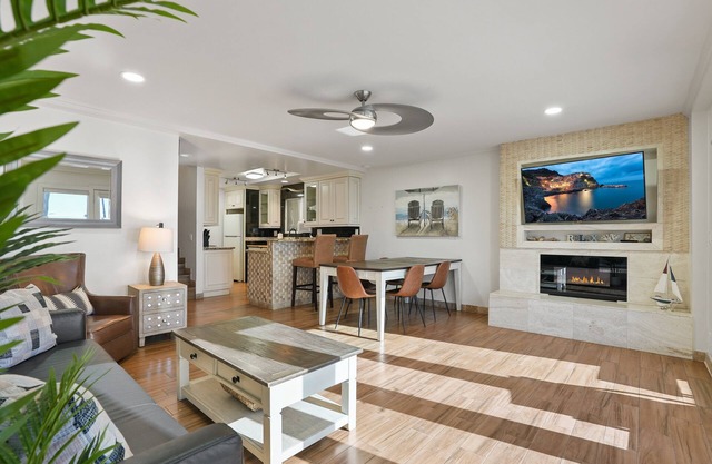 Boardwalk Dream | Steps from Beach | Patio | Pier Area | Pet-Friendly