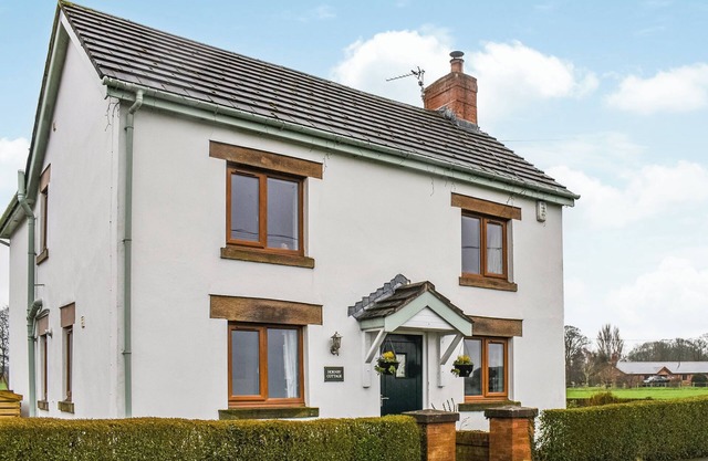 Boasting a private garden, stunning views and ample parking.