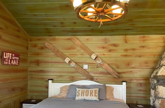 Cabin #2 waterfront point across from Monkey Island at Stony Point Resort