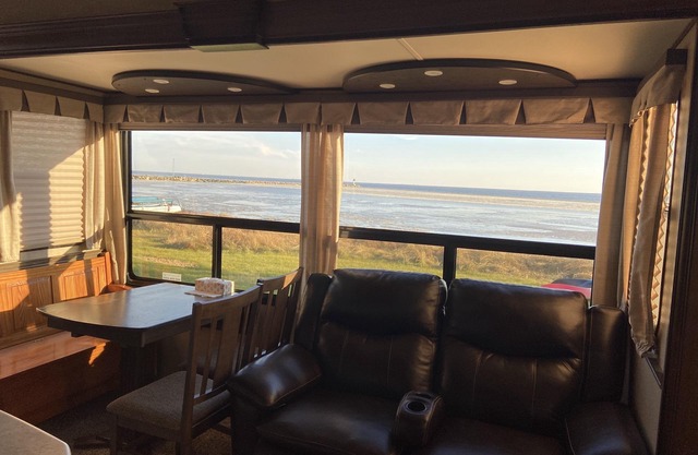 Camping in style with serene waterfront views!
