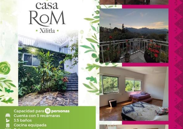 Casa ROM, en Xilitla con bellas vistas