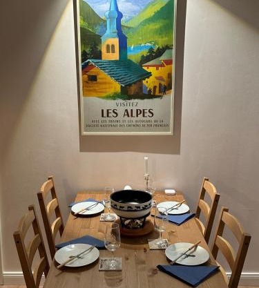 Central flat in Villars sur Ollon, Gamat, for 4 with two double beds