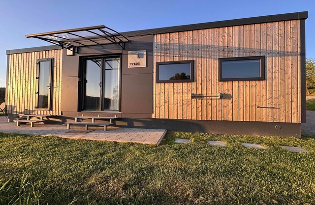 Chalet am Eixendorfer See mit Aussicht