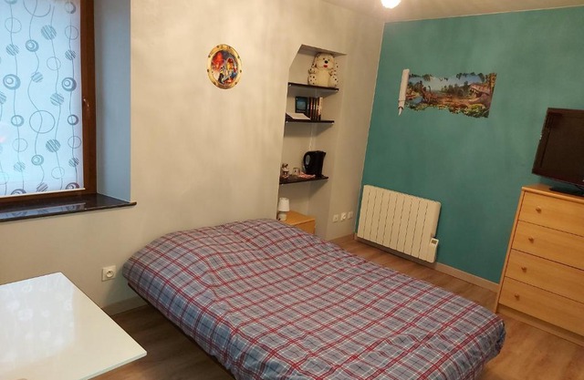 Chambre dans un écrin de verdure