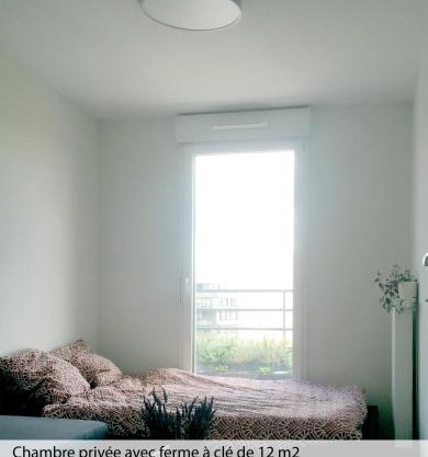 Chambre privée dans un roof-top unique