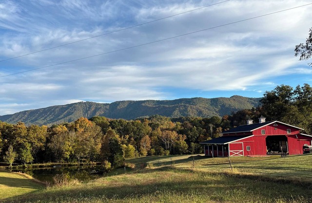 Charming barn loft in the Smoky Mountains.