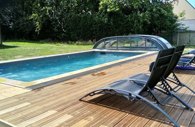Charming * cottage "La Grange" in southern Brittany with heated pool access