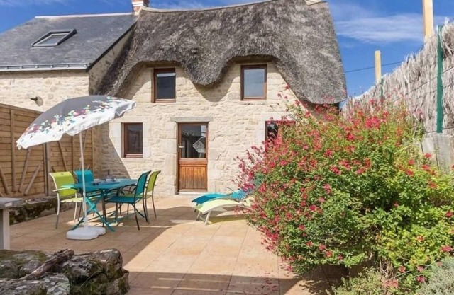 Charming Cottage Near Salt Marshes & Guérande Walls with Enclosed Garden and Terrace