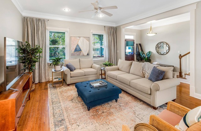 Charming Home on Quiet Street with Yard and Garage Parking by Lucky Savannah