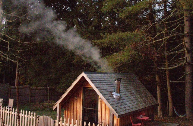 Clem’s Cottage in the sheep pasture