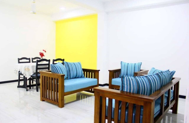 Close to beach, super markets, banks , railway & bus stations