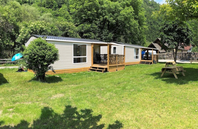 Comfortable Mobile Home on the Drau River