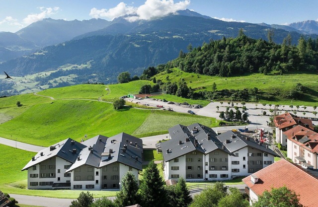 Cosy apartment for 2 people with pool, WIFI, TV, balcony, pets allowed, panoramic view and parking