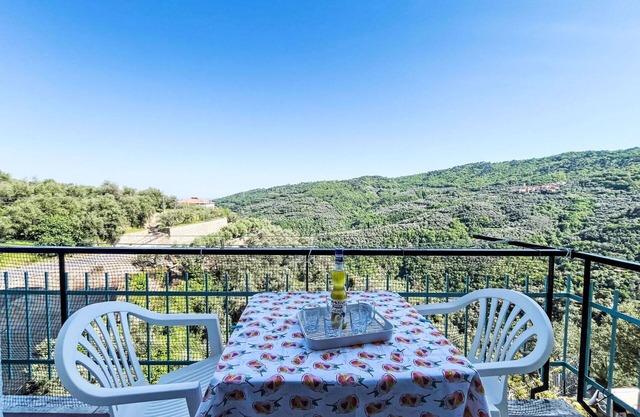 Cosy apartment for 5 guests with WIFI, TV, balcony, pets allowed, panoramic view and parking