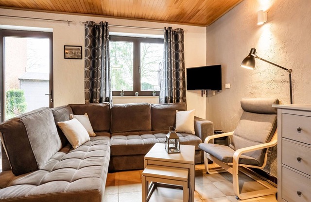 Cottage in Lessive with Barbecue and Garden