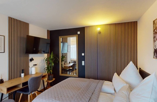 Crown Studio Dornbirn - Terrasse - Parkplatz