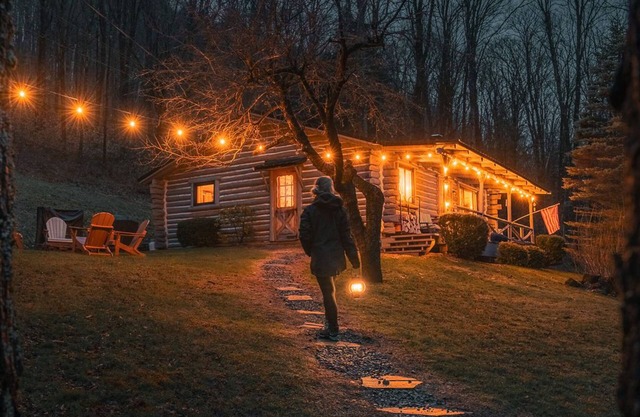 Dark Sky Escape | Fire Pit + Forest Porch Vibes