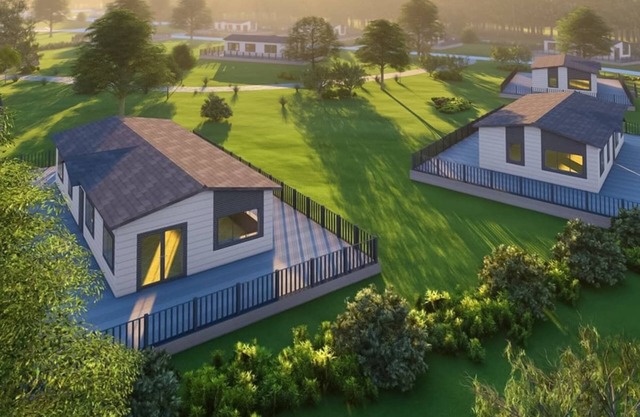 Deluxe modern and contemporary luxury lodge perfect for a relaxing escape.