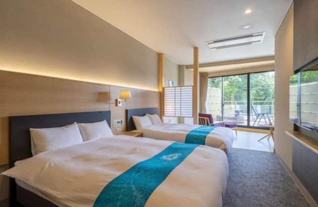 Deluxe Room with private openair bathwith bathroom and toilet/Gujo Gifu