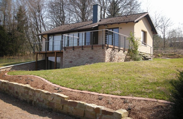 Detached vacation home - luxury & nature with a view (sauna, fireplace, lounge couch)