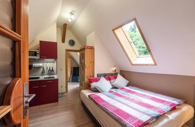 Dog-friendly one-room vacation apartment Tannenwipfel, 40sqm, infrared sauna max. 2 persons