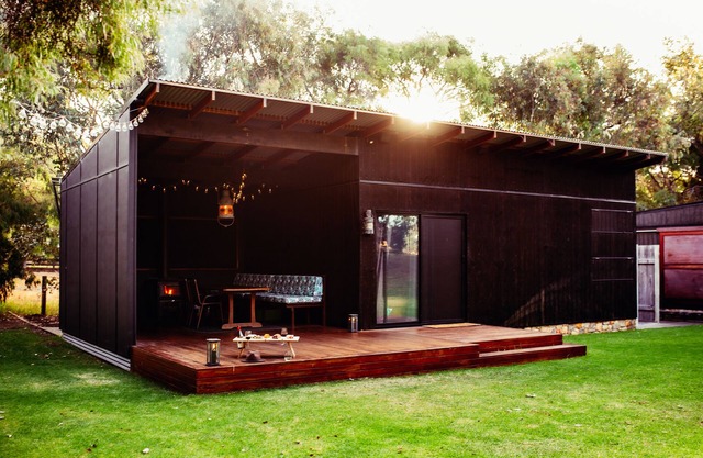 Eagle Bay CABIN - a rare find with direct beach access and large lawn area.