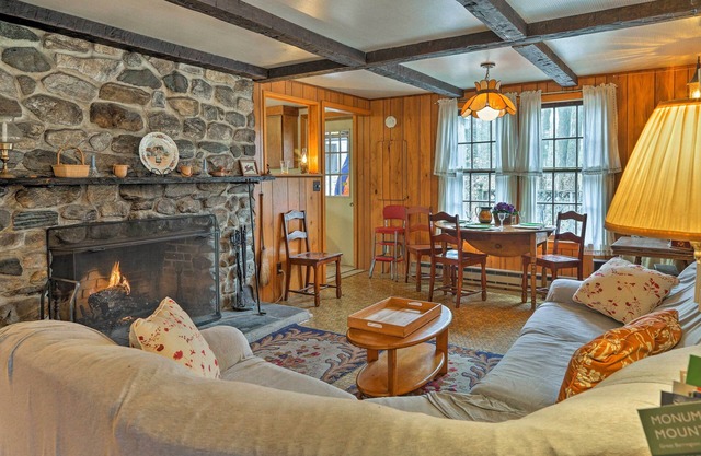 East Otis Reservoir Cabin w/Porch - Walk to Lake!