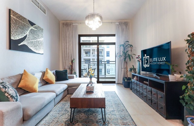 Elite LUX Holiday Homes - Serene 1BR Apartment Near Metro, Al Furjan, Dubai