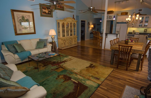 Enchanting Spacious Beach House With Hot Tub, Game Room, Tiki Bar & Fishing Dock