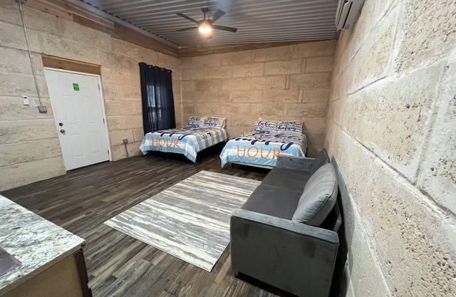 Enjoy Lake Alan Henry in Justiceburg Texas in one of our 5 Bungalows